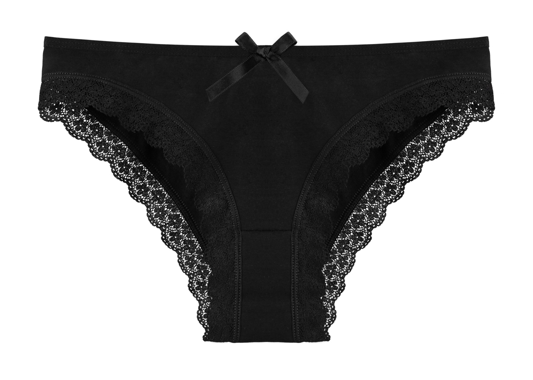 Ženske Gaćice Klasični Model Čipka