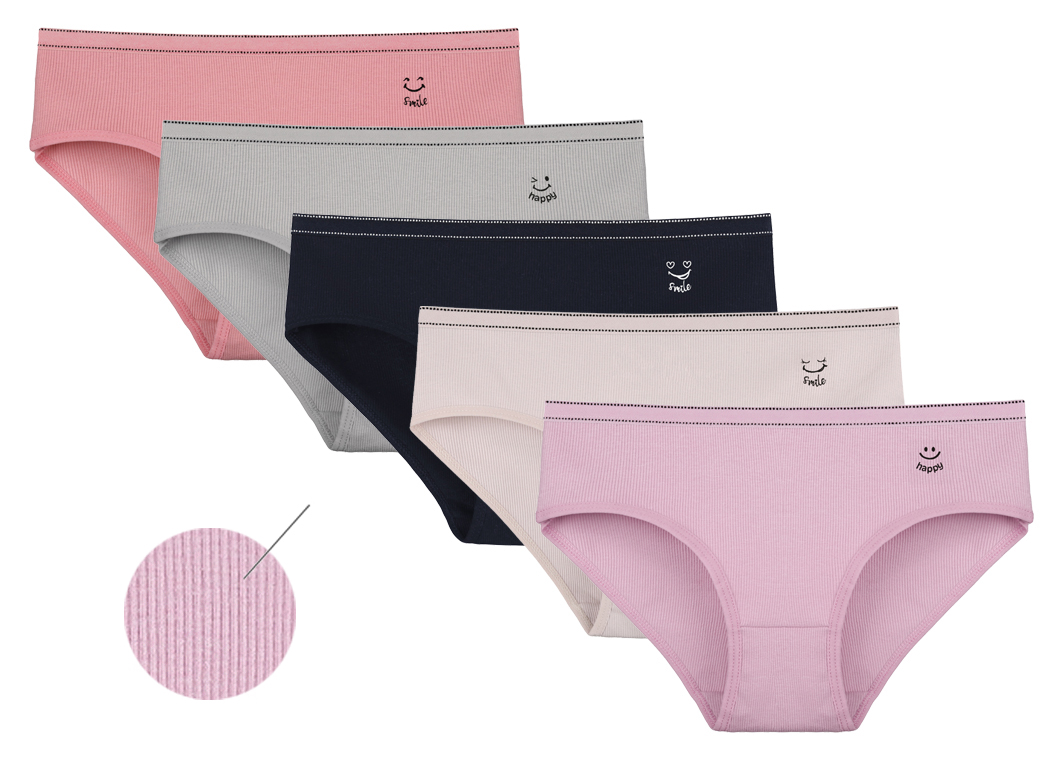 Ženske Gaćice Poludoboki Rebrasti Model