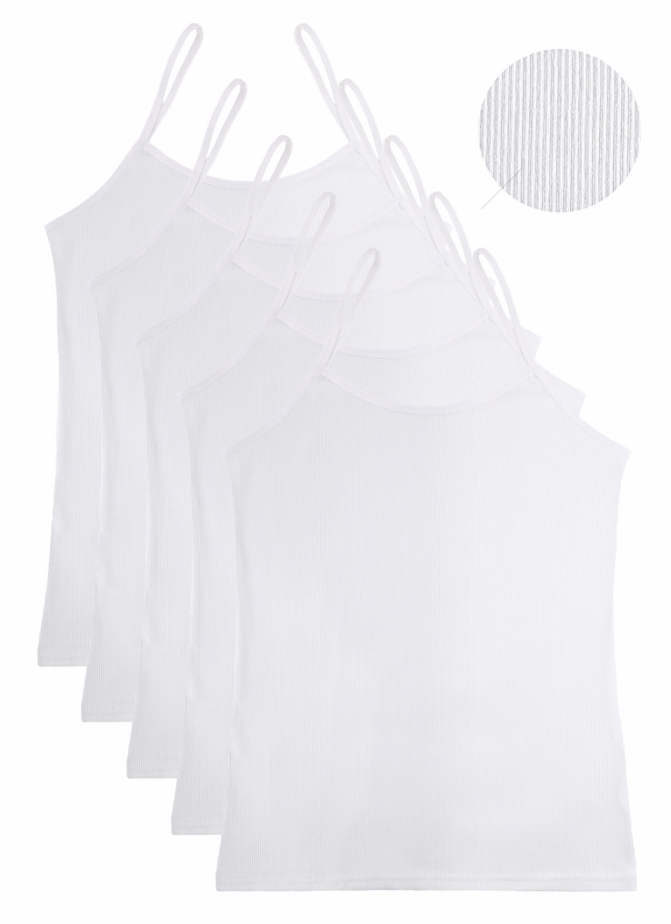 Ženska Potkošulja Rebrasti Pamuk